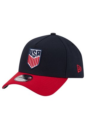 Men's New Era Navy/Red USMNT A-Frame 9FORTY Adjustable Hat
