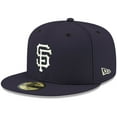 thumbnail image 1 of Men's New Era Navy San Francisco Giants White Logo 59FIFTY Fitted Hat, 1 of 6