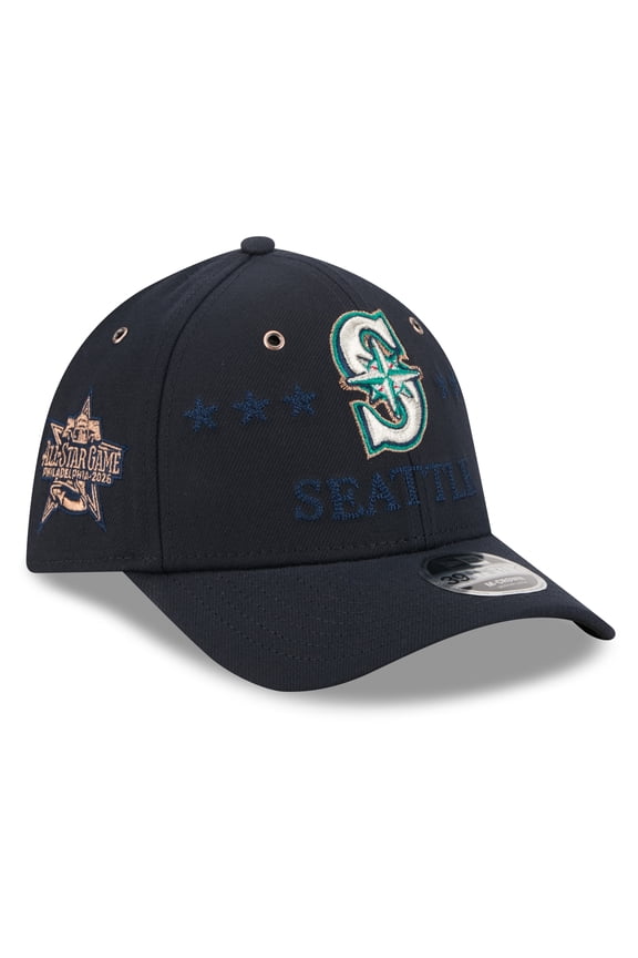 Men's New Era Navy Seattle Mariners 2026 MLB All-Star Game 39THIRTY Flex Hat
