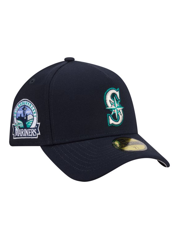 Men's New Era Navy Seattle Mariners A-Frame 59FORTY Fitted Hat