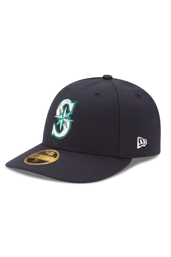 Men's New Era Navy Seattle Mariners Authentic Collection On Field Low Profile Game 59FIFTY Fitted Hat