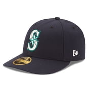 Mens New Era Navy Seattle Mariners Authentic Collection On Field Low Profile Game 59FIFTY Fitted Hat