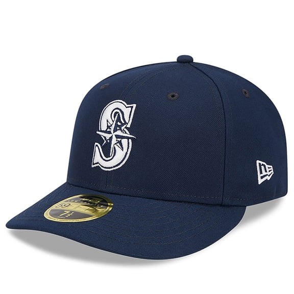 Men's New Era Navy Seattle Mariners Oceanside Low Profile 59FIFTY Fitted Hat