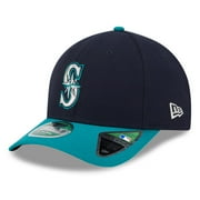 Mens New Era Navy Seattle Mariners Player Replica 9FORTY Adjustable Hat