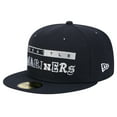 thumbnail image 1 of Men's New Era Navy Seattle Mariners Ransom 59FIFTY Fitted Hat, 1 of 6