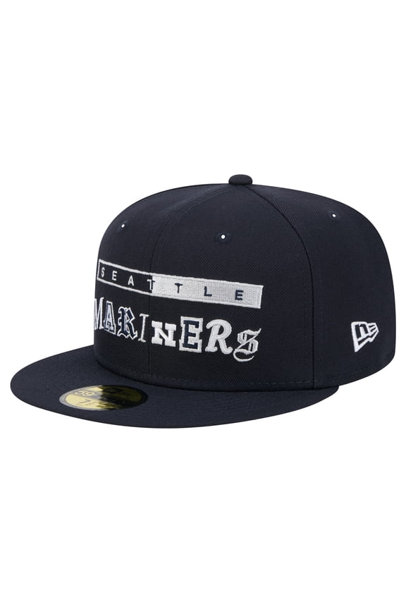Men's New Era Navy Seattle Mariners Ransom 59FIFTY Fitted Hat