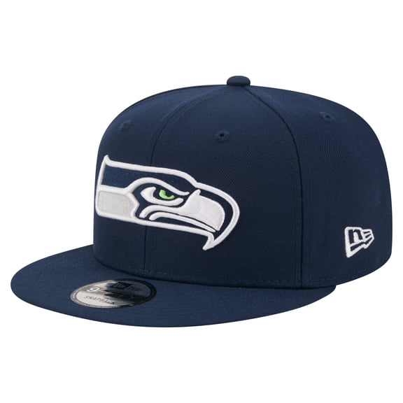 Men's New Era Navy Seattle Seahawks 9FIFTY Snapback Hat