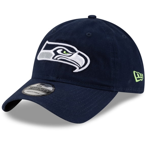 Men's New Era Navy Seattle Seahawks Core Classic 9TWENTY Adjustable Hat