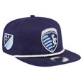 thumbnail image 1 of Men's New Era Navy Sporting Kansas City The Golfer Kickoff Collection Adjustable Hat, 1 of 5