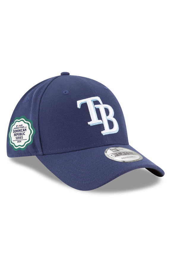 Men's New Era Navy Tampa Bay Rays 2024 MLB World Tour: Dominican Republic Series 9FORTY Adjustable Hat