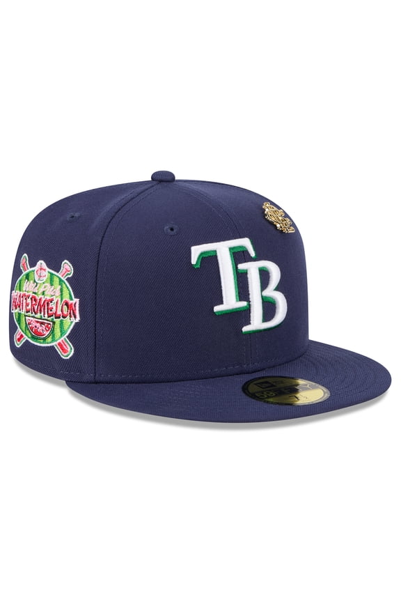 Men's New Era  Navy Tampa Bay Rays 2025 Big League Chew 59FIFTY Fitted Hat