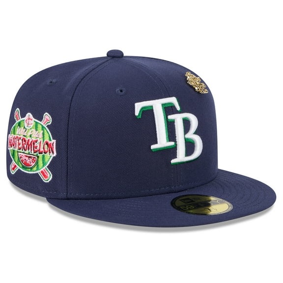 Men's New Era Navy Tampa Bay Rays 2025 Big League Chew 59FIFTY Fitted Hat