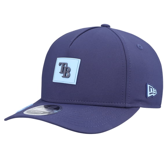 Men's New Era Navy Tampa Bay Rays 2026 Clubhouse 9FORTY A-Frame Adjustable Hat