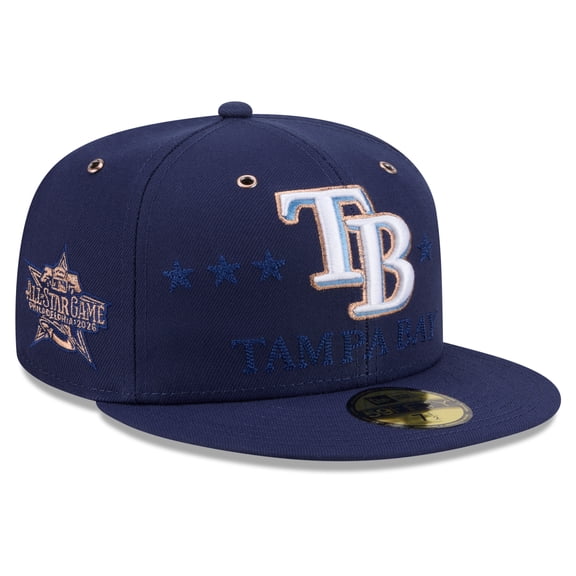 Men's New Era Navy Tampa Bay Rays 2026 MLB All-Star Game 59FIFTY Fitted Hat