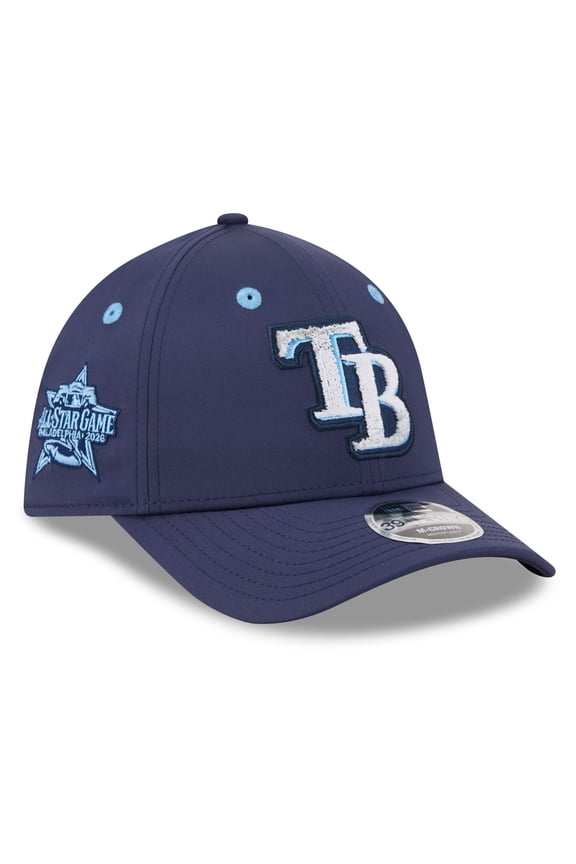 Men's New Era Navy Tampa Bay Rays 2026 MLB All-Star Game Workout 39THIRTY M-Crown Flex Hat