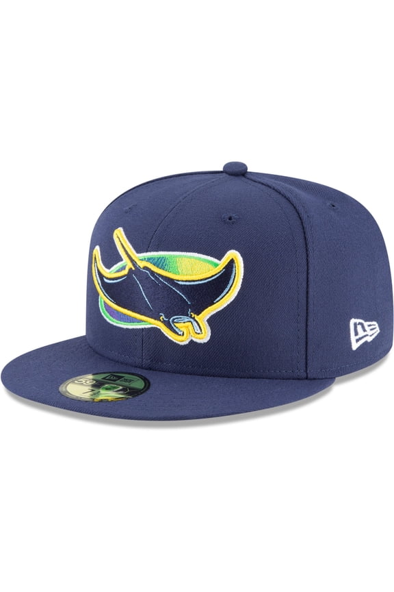 Men's New Era Navy Tampa Bay Rays Alternate Authentic Collection On-Field 59FIFTY Fitted Hat