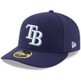 thumbnail image 1 of Men's New Era Navy Tampa Bay Rays Game Authentic Collection On-Field Low Profile 59FIFTY Fitted Hat, 1 of 4