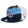 thumbnail image 1 of Men's New Era Navy Tennessee Titans  Tear Trucker 9FIFTY Snapback Hat, 1 of 6