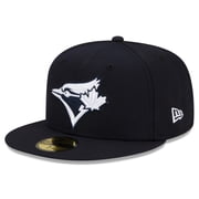 Mens New Era Navy Toronto Blue Jays White Logo 59FIFTY Fitted Hat