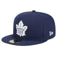 thumbnail image 1 of Men's New Era  Navy Toronto Maple Leafs Core 59FIFTY Fitted Hat, 1 of 6