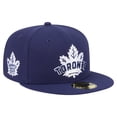 thumbnail image 1 of Men's New Era  Navy Toronto Maple Leafs Deceptor 59FIFTY Fitted Hat, 1 of 5