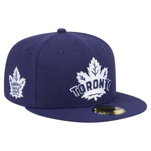 Men's New Era Navy Toronto Maple Leafs Deceptor 59FIFTY Fitted Hat