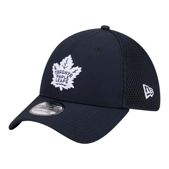 Men's New Era  Navy Toronto Maple Leafs Logo 39THIRTY Flex Hat