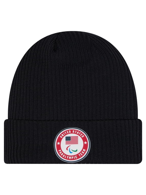 Men's New Era Navy U.S. Paralympics Cuffed Knit Hat