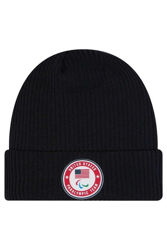 Men's New Era Navy U.S. Paralympics Cuffed Knit Hat
