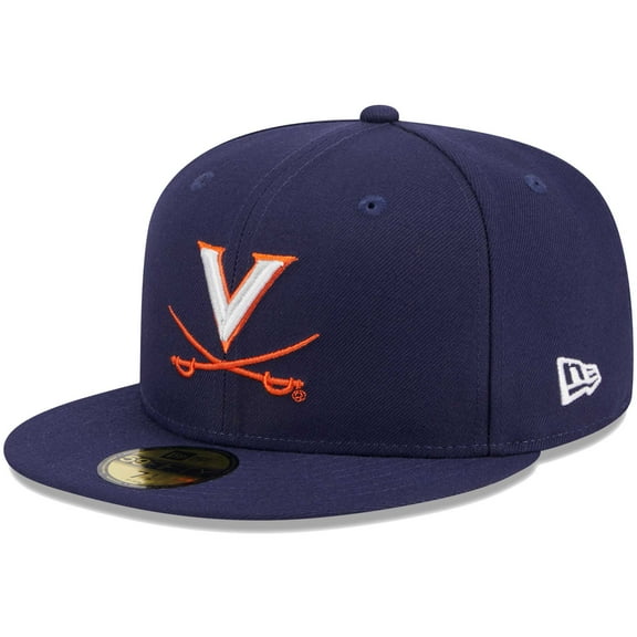 Men's New Era Navy Virginia Cavaliers 59FIFTY Fitted Hat