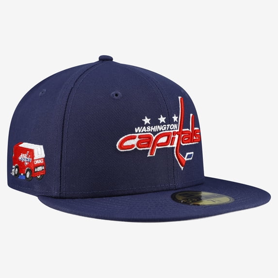 Men's New Era Navy Washington Capitals Zamboni 59FIFTY Fitted Hat