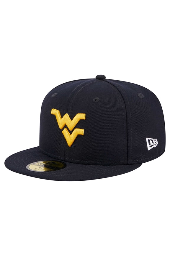 Men's New Era Navy West Virginia Mountaineers 59FIFTY Fitted Hat