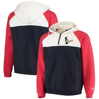 Starter Men's Heathered Gray, Navy Houston Texans Home Run Raglan Pullover  Hoodie - Macy's