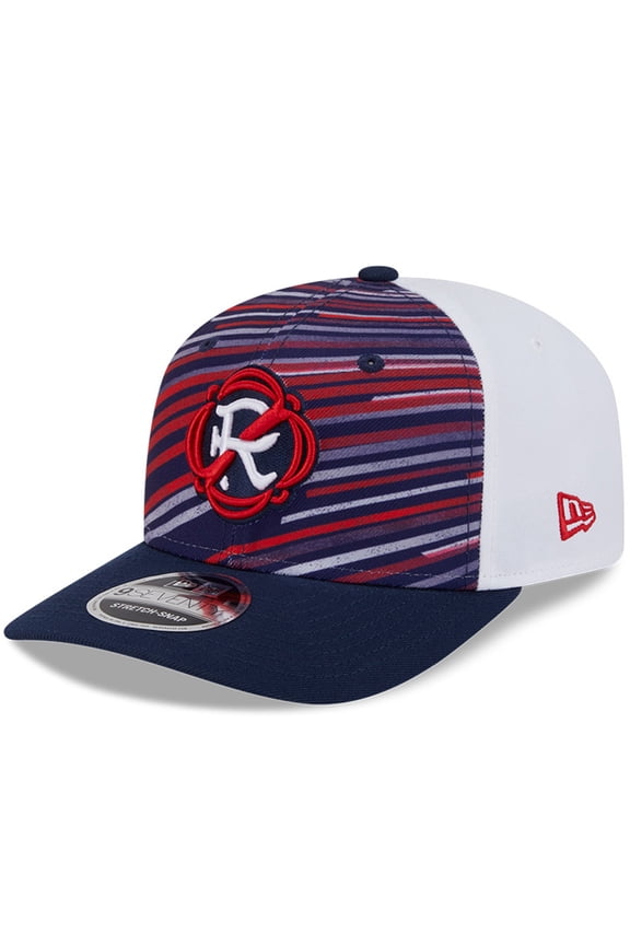 Men's New Era Navy/White New England Revolution 2025 Third 9SEVENTY Stretch-Snap Hat