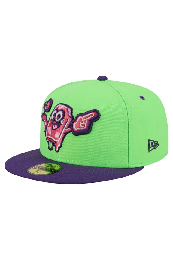Men's New Era Neon Green Beloit Sky Carp Copa de la Diversi-n 59FIFTY Fitted Hat