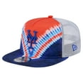 thumbnail image 1 of Men's New Era New York Mets Tie-Dye Golfer Trucker Adjustable Hat, 1 of 6