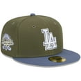 thumbnail image 1 of Men's New Era Olive/Blue Los Angeles Dodgers 59FIFTY Fitted Hat, 1 of 5