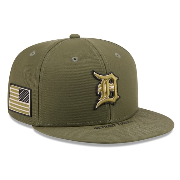 Men's New Era  Olive Detroit Tigers 2026 Armed Forces Day 59FIFTY Fitted Hat