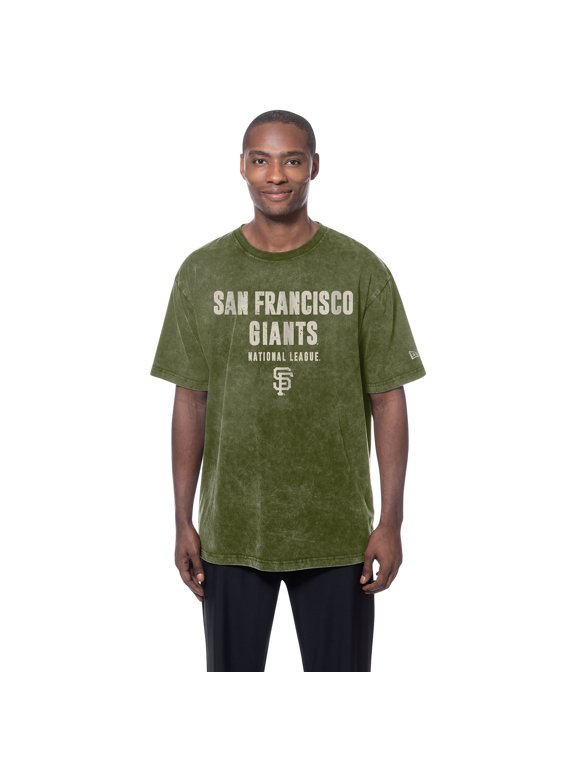 Men's New Era Olive San Francisco Giants 2026 Armed Forces Day T-Shirt