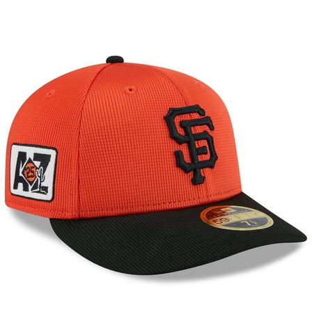 Men's New Era  Orange/Black San Francisco Giants 2025 Spring Training Low Profile 59FIFTY Fitted Hat
