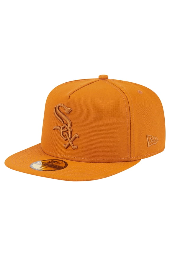 Men's New Era Orange Chicago White Sox Color Pack A-Frame 59FIFTY Fitted Hat