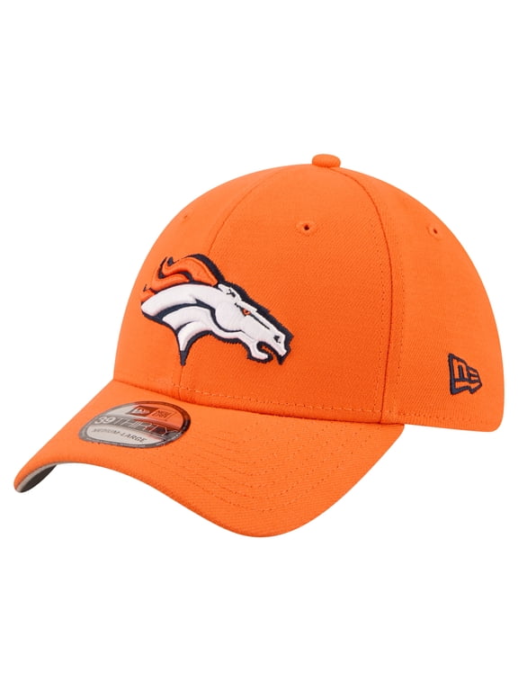 Men's New Era Orange Denver Broncos Core Team 39THIRTY Flex Hat