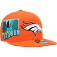 thumbnail image 1 of Men's New Era Orange Denver Broncos Stateview 59FIFTY Fitted Hat, 1 of 6