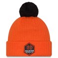 thumbnail image 1 of Men's New Era  Orange Houston Dynamo FC 2025 Jersey Hook Cuff Knit Hat with Pom, 1 of 2
