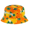 thumbnail image 1 of Men's New Era Orange Miami Dolphins Citrus Bucket Hat, 1 of 4