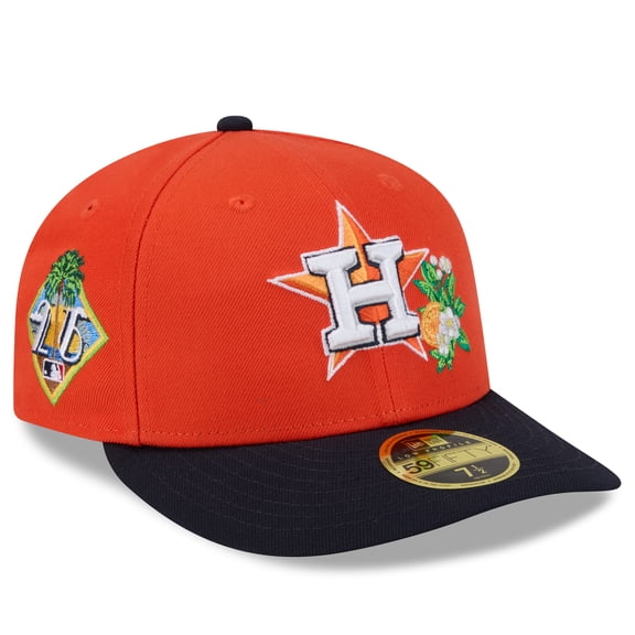 Men's New Era  Orange/Navy Houston Astros 2026 Spring Training Low Profile 59FIFTY Fitted Hat