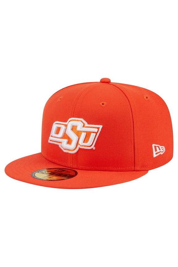 Men's New Era Orange Oklahoma State Cowboys 59FIFTY Fitted Hat