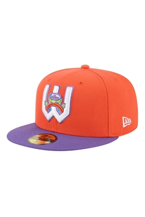 Men's-New Era Orange Wichita Wind Surge Theme Nights 59FIFTY Fitted Hat
