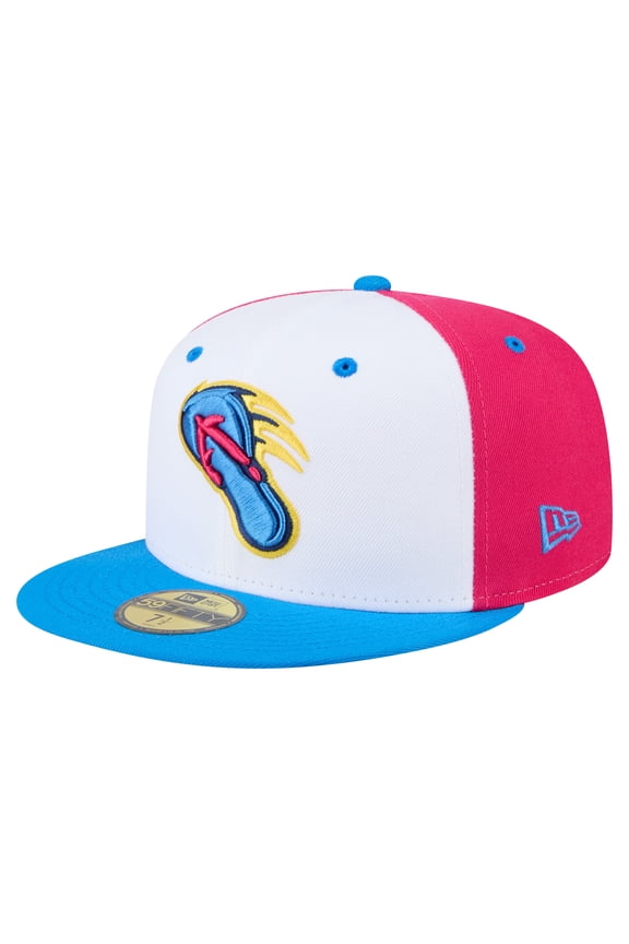 Men's New Era White/Blue San Antonio Missions Copa de la Diversi-n 59FIFTY Fitted Hat