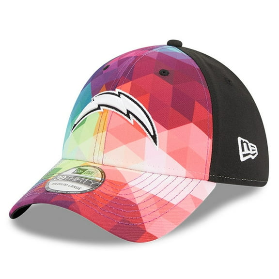 Men's New Era  Pink Los Angeles Chargers 2023 NFL Crucial Catch 39THIRTY Flex Hat